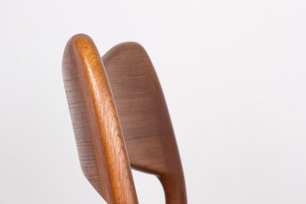 Danish Teak and Rope Chairs by Arne Hovmand Olsen for Mogens Kold, 1960s, Set of 4-EMB-1806241