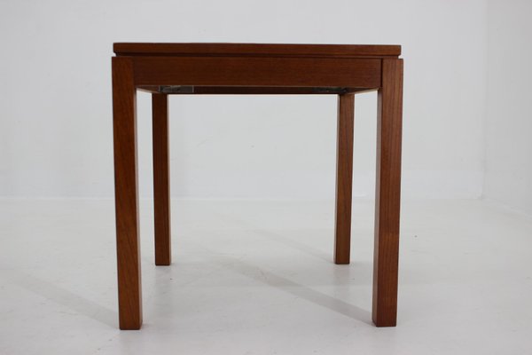 Danish Teak and Tile Side Table, 1960s-TZ-1448516