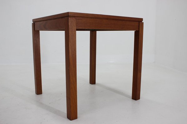 Danish Teak and Tile Side Table, 1960s-TZ-1448516