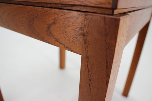 Danish Teak and Tile Side Table, 1960s-TZ-1448516