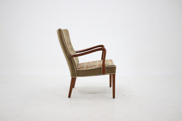 Danish Teak Armchair by Alfred Christensen, 1940s-TZ-772268