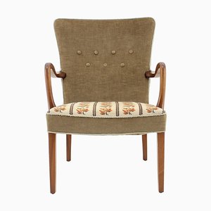 Danish Teak Armchair by Alfred Christensen, 1940s-TZ-772268