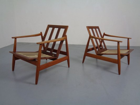 Danish Teak Armchair by Hans Olsen for Frem Røjle, 1960s-RDW-909014