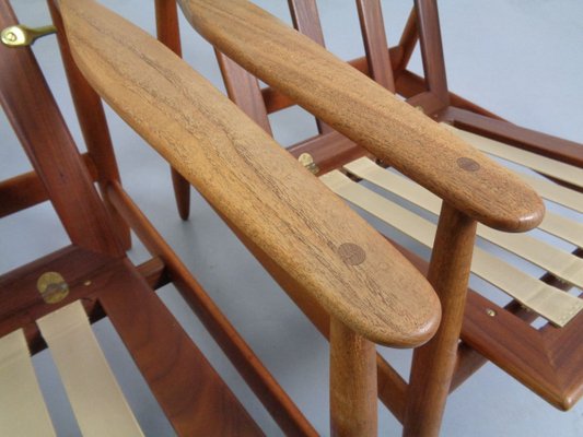 Danish Teak Armchair by Hans Olsen for Frem Røjle, 1960s-RDW-909014