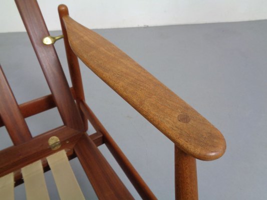 Danish Teak Armchair by Hans Olsen for Frem Røjle, 1960s