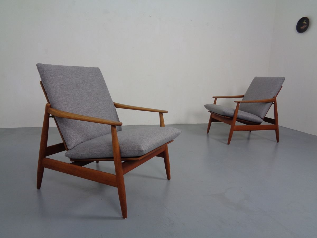 Danish Teak Armchair by Hans Olsen for Frem Røjle, 1960s