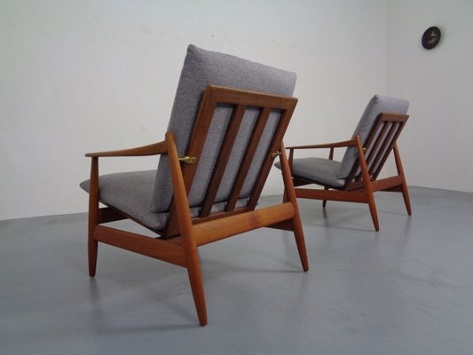 Danish Teak Armchair by Hans Olsen for Frem Røjle, 1960s