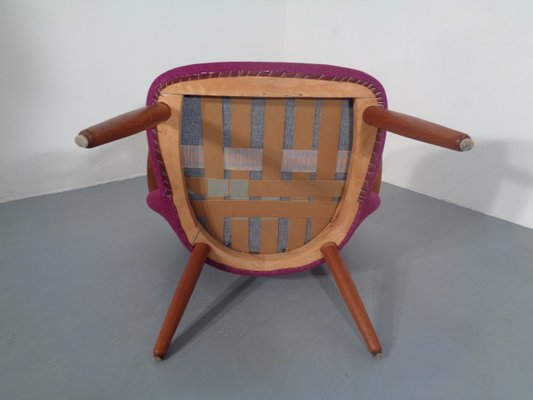 Danish Teak Armchair by Kurt Olsen for Glostrup, 1950s-RDW-691144