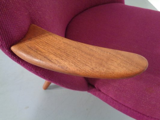 Danish Teak Armchair by Kurt Olsen for Glostrup, 1950s-RDW-691144