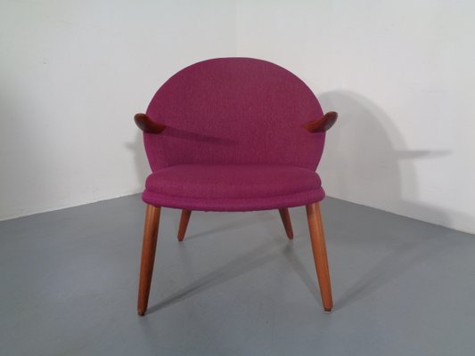 Danish Teak Armchair by Kurt Olsen for Glostrup, 1950s-RDW-691144