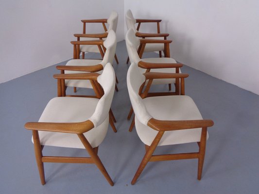 Danish Teak Armchairs by Svend Aage Eriksen for Glostrup, 1960s, Set of 6-RDW-1799077