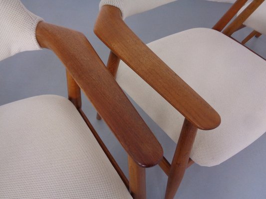 Danish Teak Armchairs by Svend Aage Eriksen for Glostrup, 1960s, Set of 6-RDW-1799077