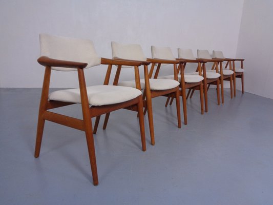 Danish Teak Armchairs by Svend Aage Eriksen for Glostrup, 1960s, Set of 6-RDW-1799077