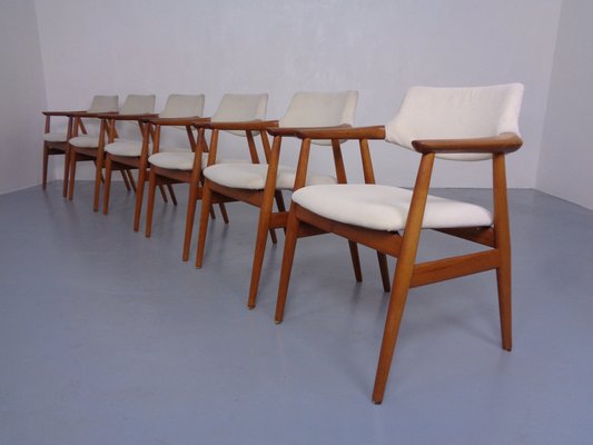 Danish Teak Armchairs by Svend Aage Eriksen for Glostrup, 1960s, Set of 6-RDW-1799077