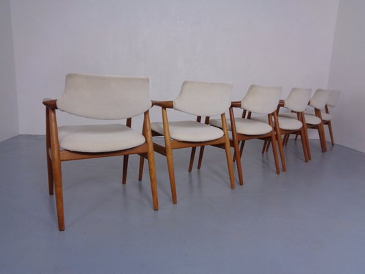 Danish Teak Armchairs by Svend Aage Eriksen for Glostrup, 1960s, Set of 6-RDW-1799077