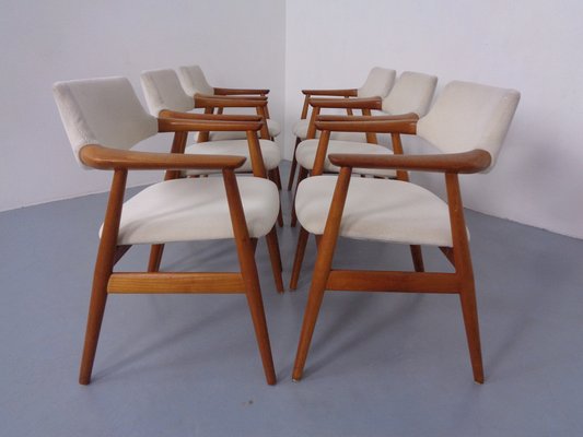 Danish Teak Armchairs by Svend Aage Eriksen for Glostrup, 1960s, Set of 6-RDW-1799077