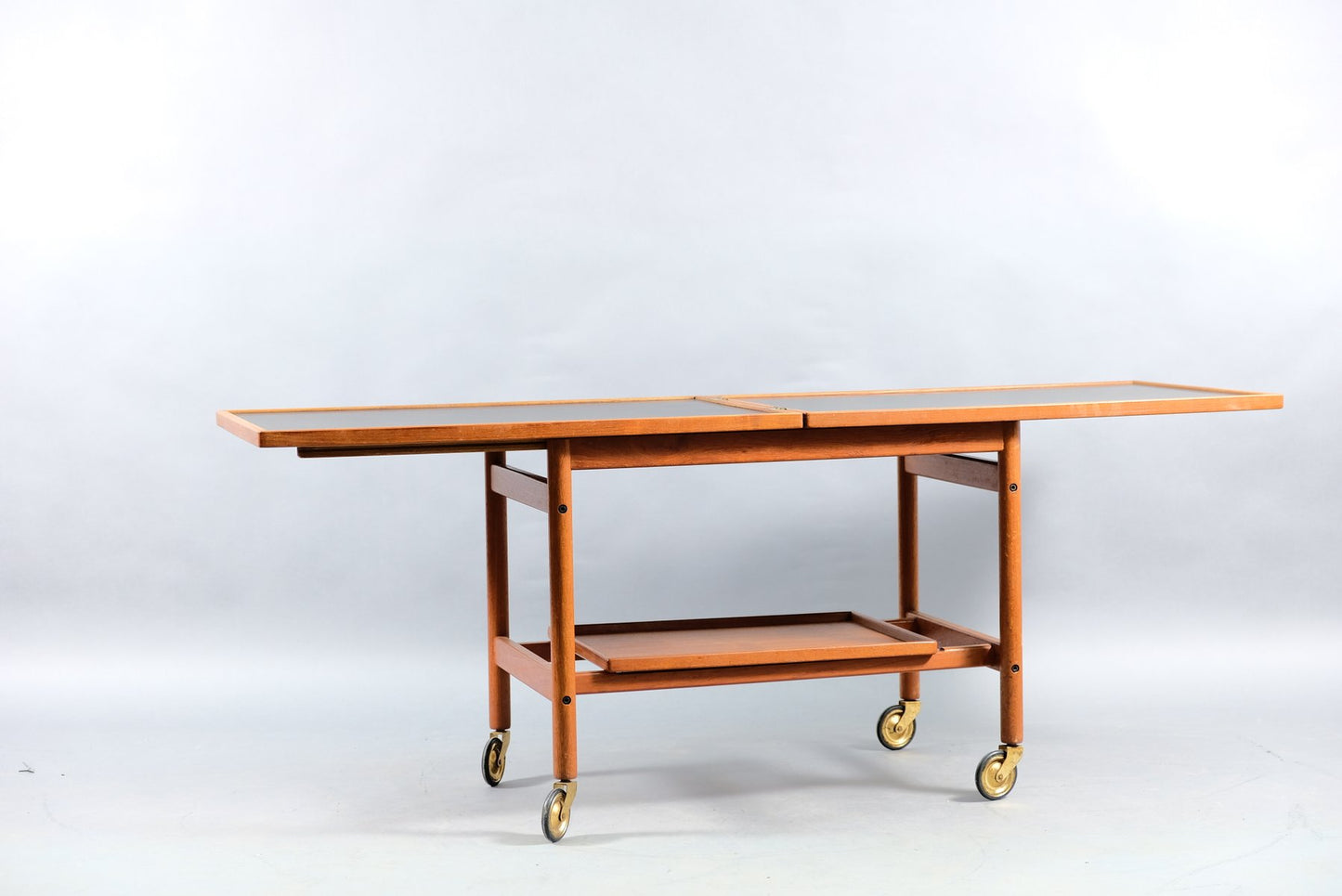 Danish Teak Bar Cart by Kurt Østervig for Jason, 1960s-CIP-782814