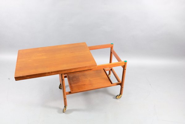 Danish Teak Bar Cart by Kurt Østervig for Jason, 1960s-CIP-782814