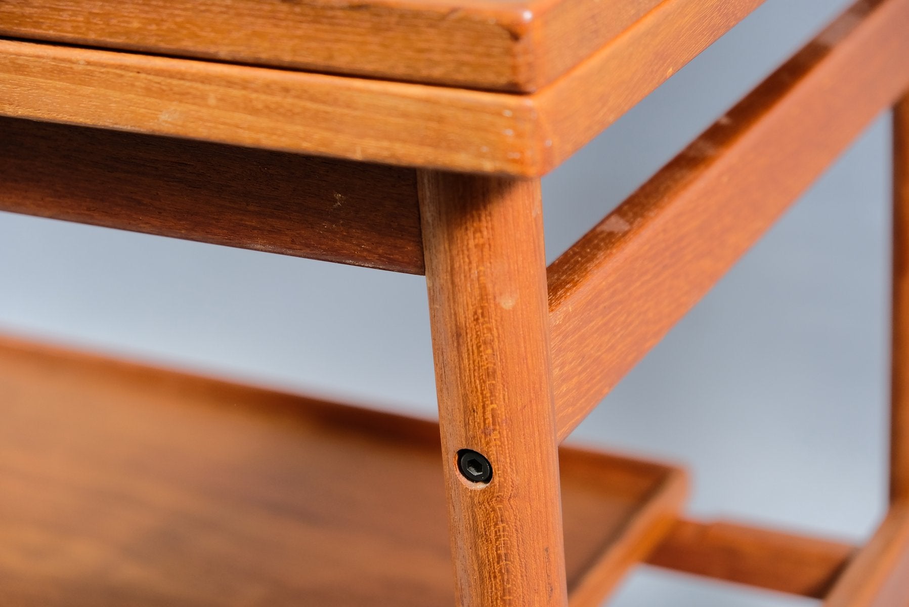 Danish Teak Bar Cart by Kurt Østervig for Jason, 1960s