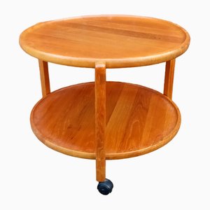 Danish Teak Bar Cart with Removable Tray, 1960s-GJF-1748592