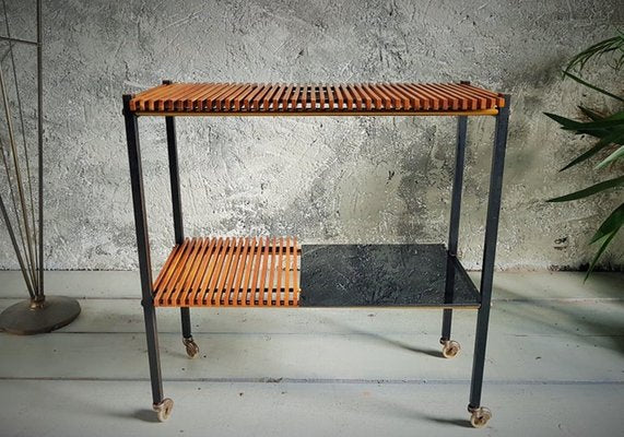 Danish Teak Bar Wagon, 1950s-POM-1449649