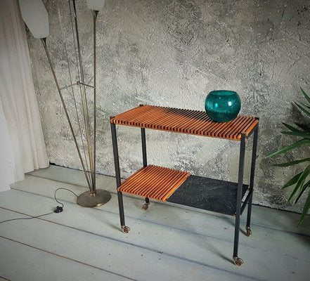 Danish Teak Bar Wagon, 1950s-POM-1449649