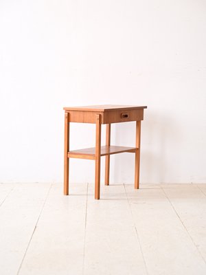 Danish Teak Bedside Table, 1960s-QWP-2035858