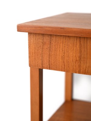 Danish Teak Bedside Table, 1960s-QWP-2035858