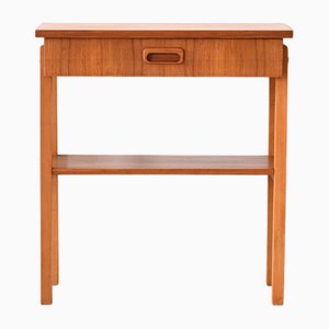 Danish Teak Bedside Table, 1960s-QWP-2035858