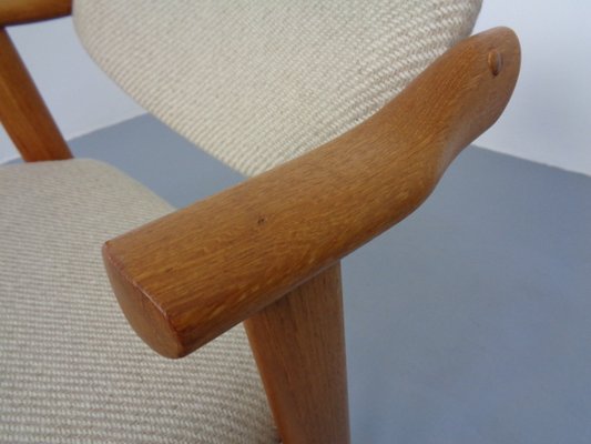 Danish Teak & Beige Wool Chair by Schou Andersen, 1960s-RDW-1254358