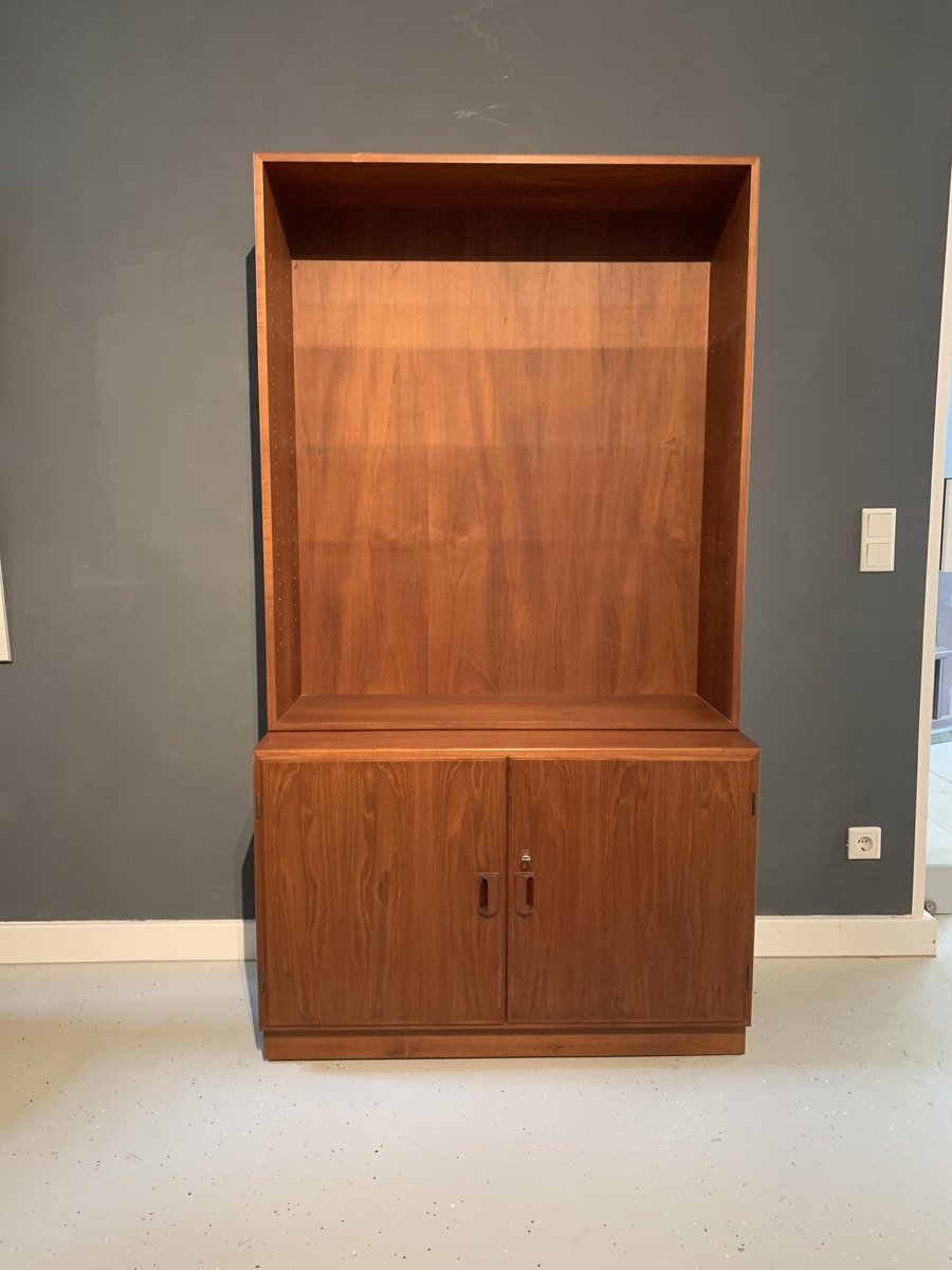 Danish Teak Book Case by Børge Mogensen for Søborg Furniture Factory, 1950s