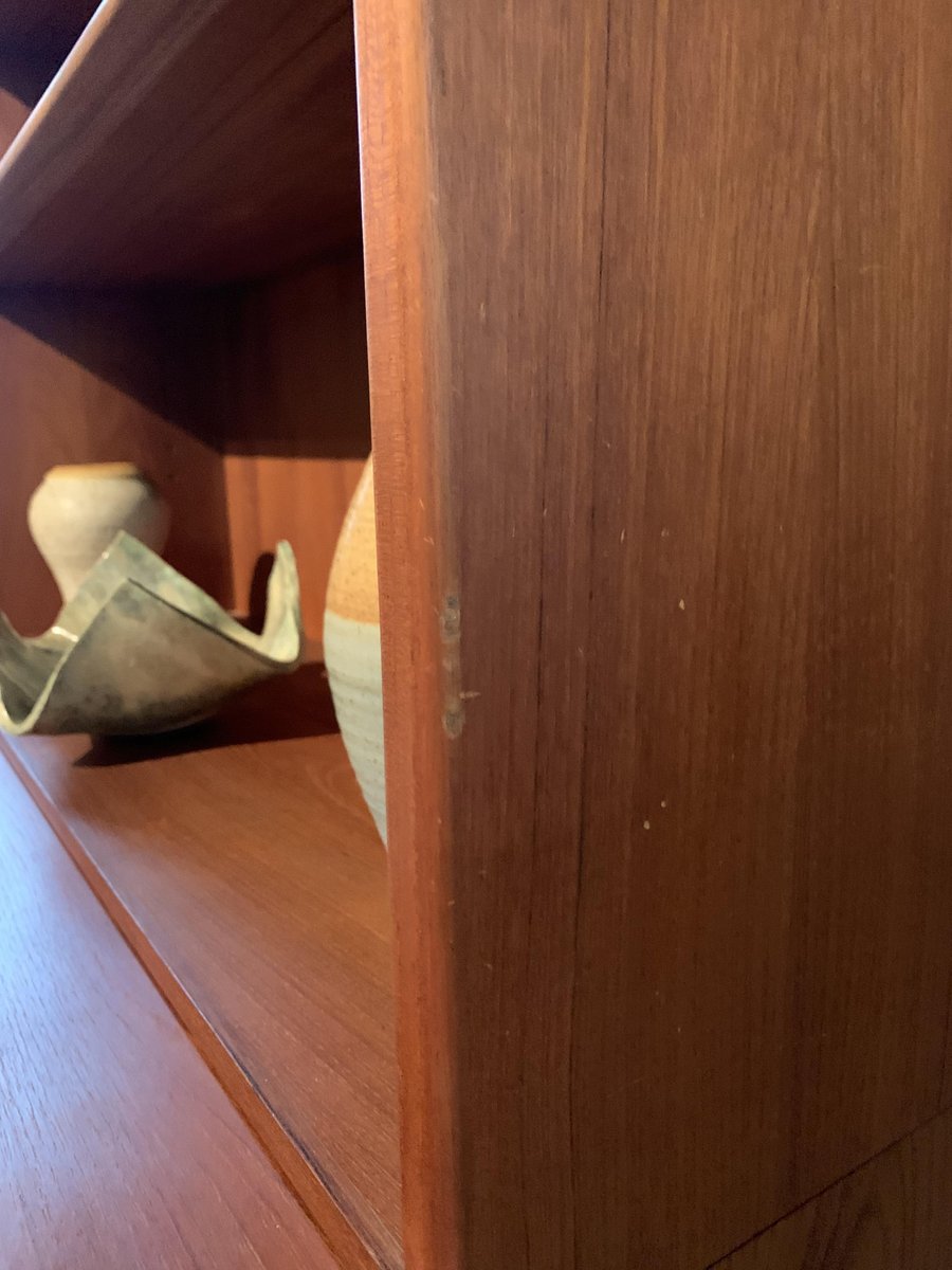 Danish Teak Book Case by Børge Mogensen for Søborg Furniture Factory, 1950s