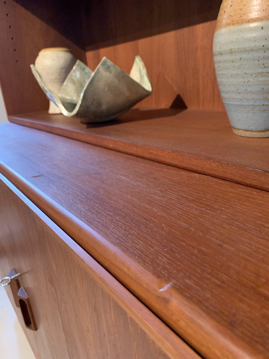 Danish Teak Book Case by Børge Mogensen for Søborg Furniture Factory, 1950s