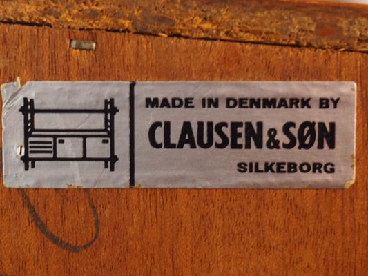 Danish Teak Bookcase from Clausen & Søn, 1970s-VND-2018107