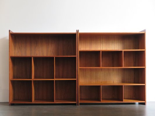 Danish Teak Bookcases by Grete Jalk, 1950s, Set of 2-CC-1132928