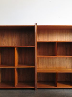 Danish Teak Bookcases by Grete Jalk, 1950s, Set of 2-CC-1132928