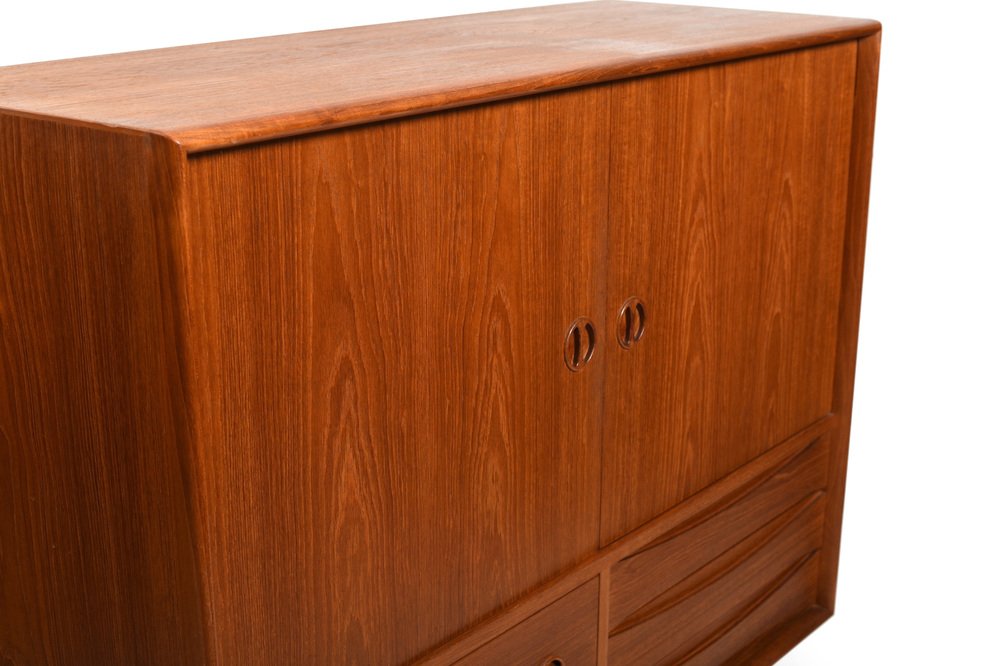 Danish Teak Cabinet attributed to N.C. Møbler, 1960s