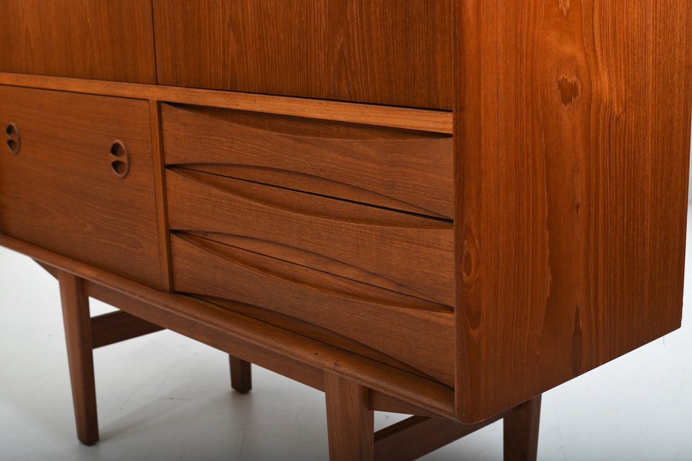 Danish Teak Cabinet attributed to N.C. Møbler, 1960s