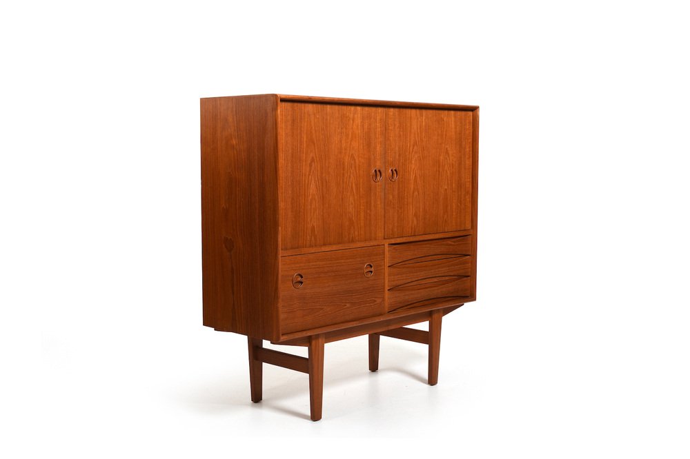 Danish Teak Cabinet attributed to N.C. Møbler, 1960s