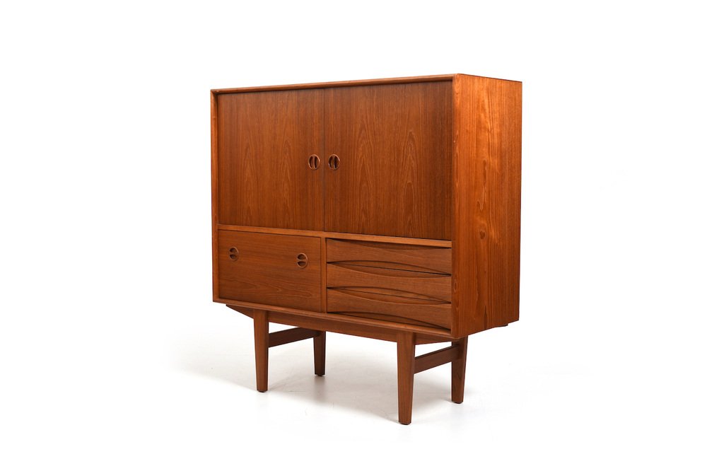 Danish Teak Cabinet attributed to N.C. Møbler, 1960s