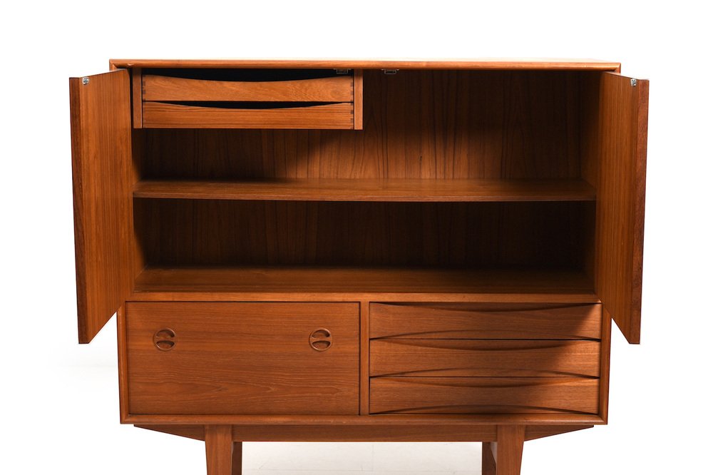 Danish Teak Cabinet attributed to N.C. Møbler, 1960s