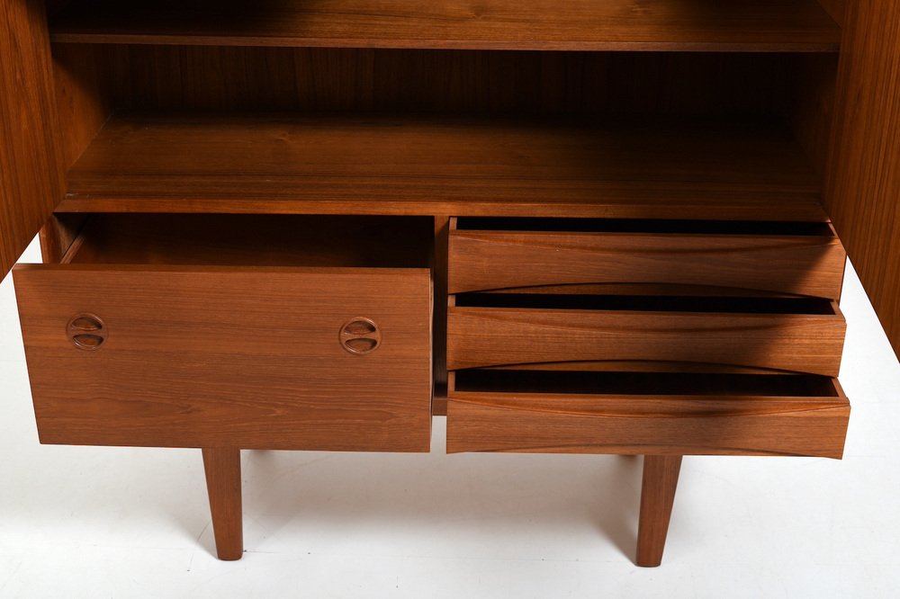 Danish Teak Cabinet attributed to N.C. Møbler, 1960s