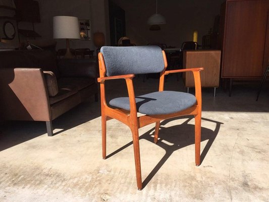 Danish Teak Captain's Chair by Erik Buch for O.D. Møbler, 1960s-WSA-831330