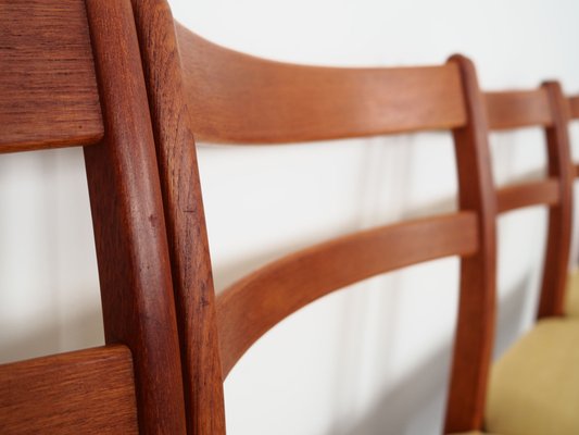 Danish Teak Chairs, 1970s, Set of 4-VND-1405254