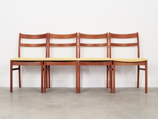 Danish Teak Chairs, 1970s, Set of 4-VND-1405254