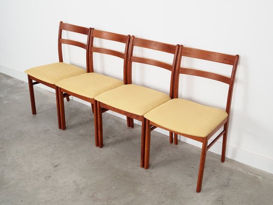 Danish Teak Chairs, 1970s, Set of 4-VND-1405254