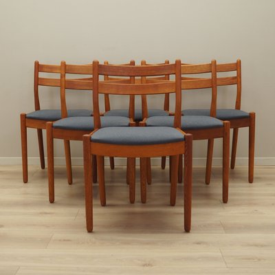 Danish Teak Chairs attributed to Poul M. Volther, 1970s, Set of 6-VND-2013577