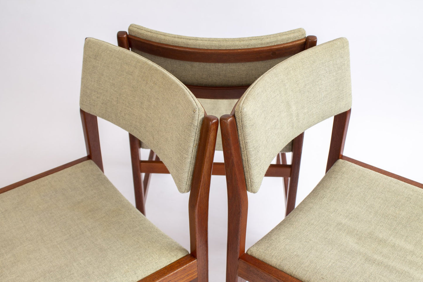 Danish Teak Chairs by Kurt Ostervig for Kp Møbler, Set of 3