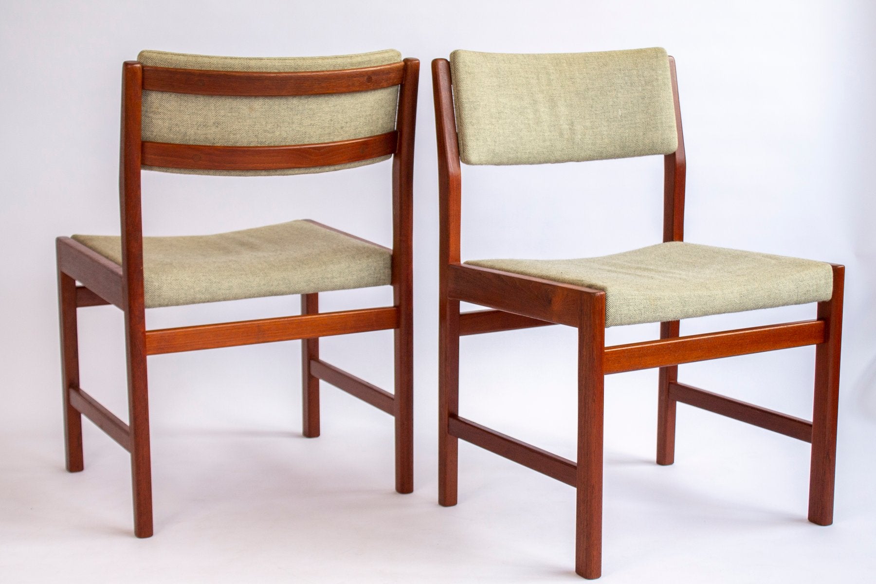 Danish Teak Chairs by Kurt Ostervig for Kp Møbler, Set of 3