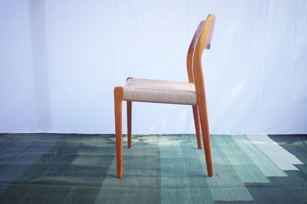 Danish Teak Chairs Model 71 by Niels O. Møller, 1960s, Set of 4-BHX-2040516